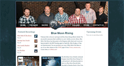 Desktop Screenshot of bluemoonrisingband.com