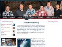 Tablet Screenshot of bluemoonrisingband.com